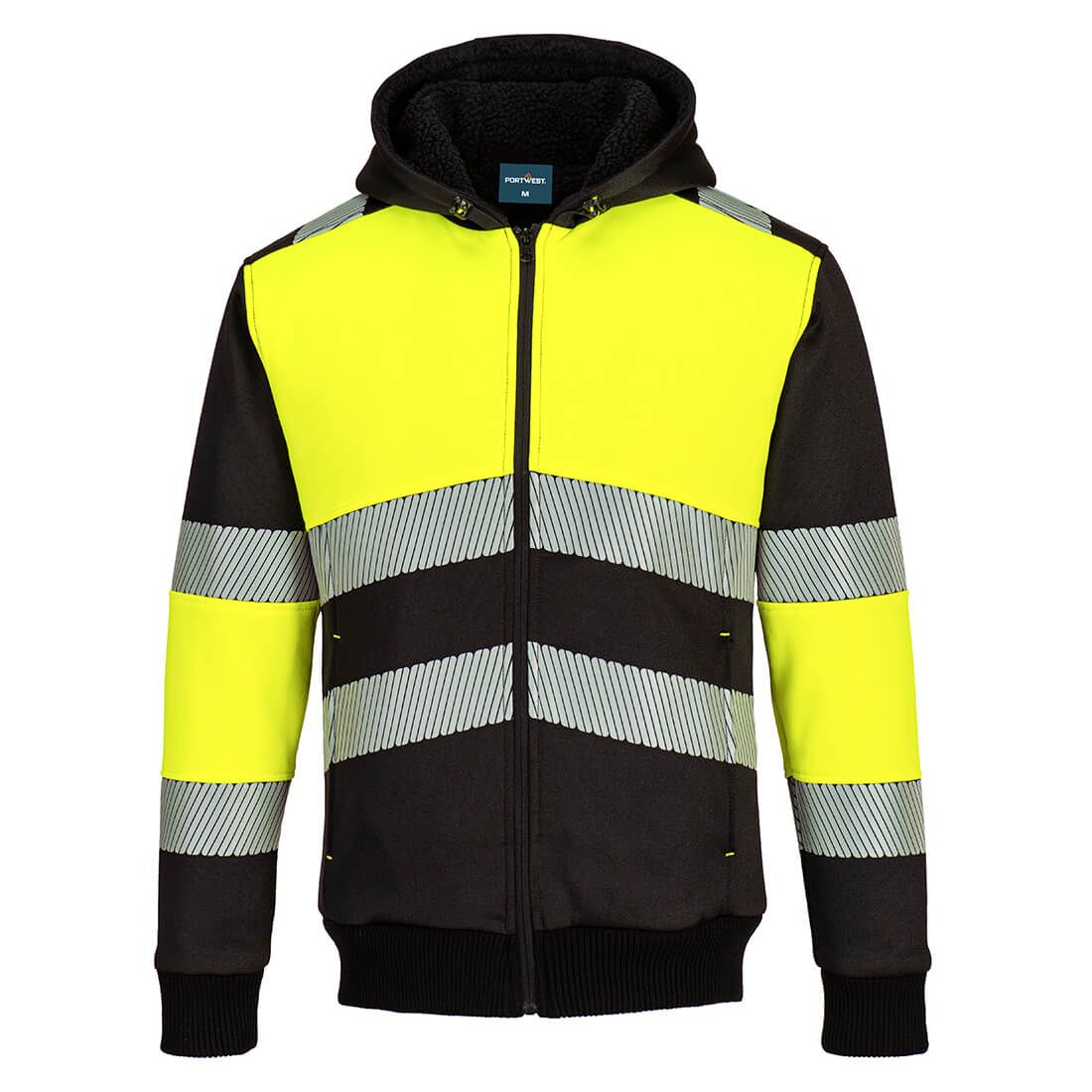 Portwest PW3 Warnschutz-Hoodie Kl. 1, Gelb, Gr. S