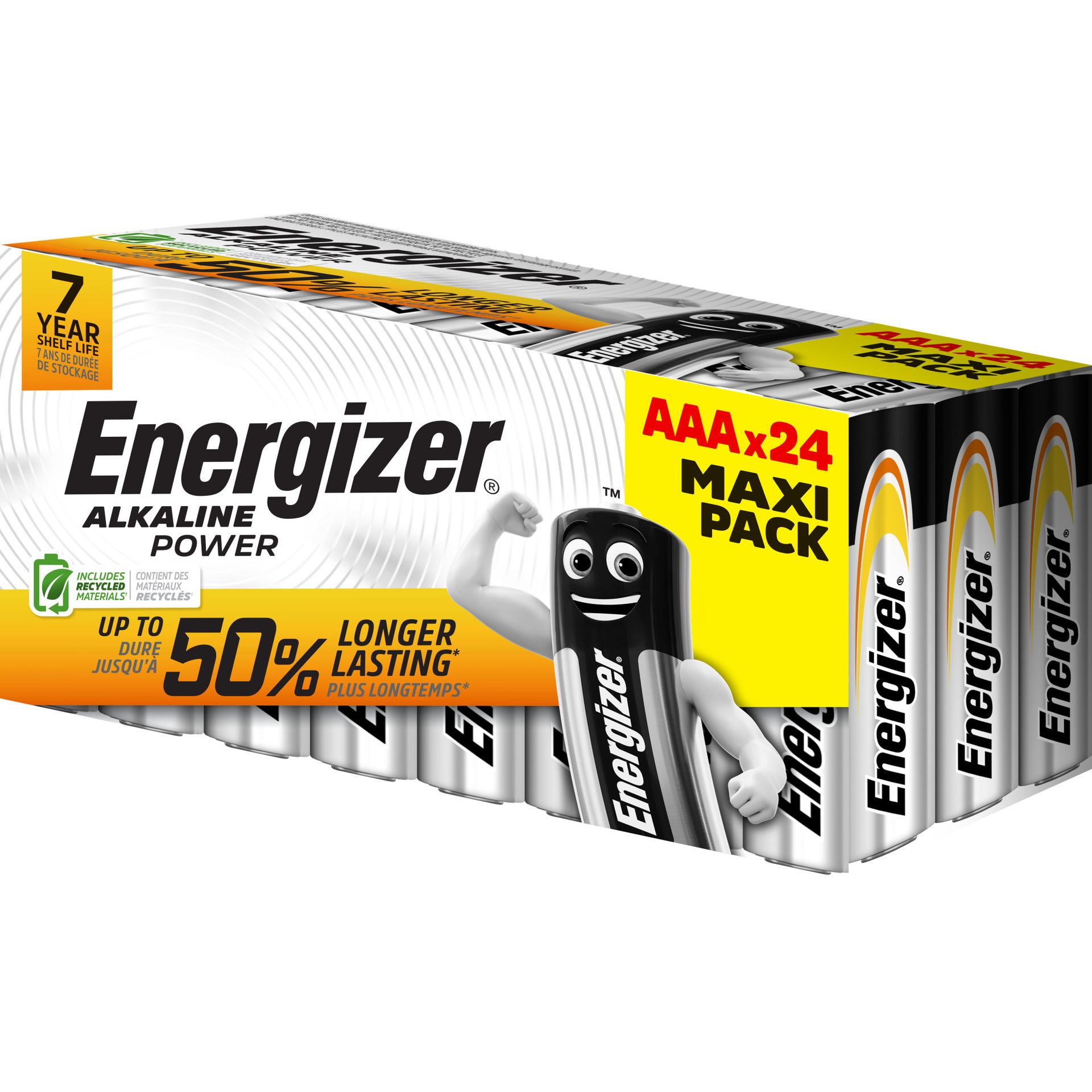 Batterie Alkaline Power AAA 24 St./Pack.