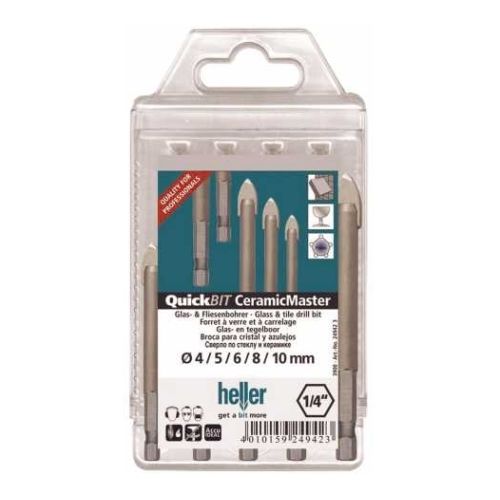 HELLER Glasbohrersatz/Fliesenbohrersatz