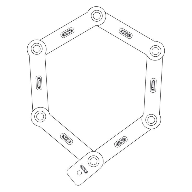 ABUS Faltschloss Bordo Combo "6100/90"