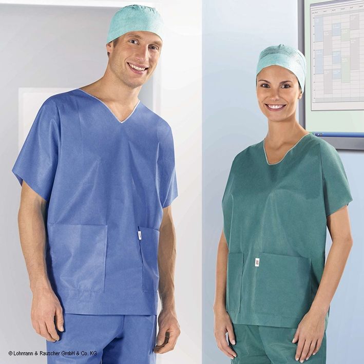 Sentinex Einmal-Kasack, blau, Gr. L(80 Stck.)