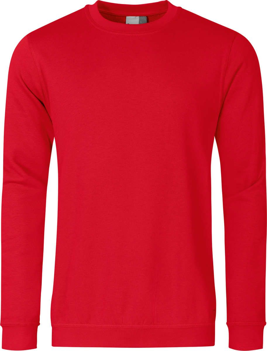 Sweatshirt, Gr. XL, feuerrot Promodoro