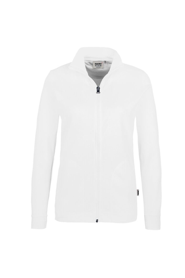 HAKRO Damen Interlockjacke weiß, XS