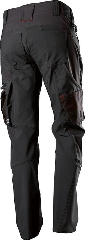 Stretch-Hose 1861-620, schwarz, Gr.56l BPlus Logo Stretch