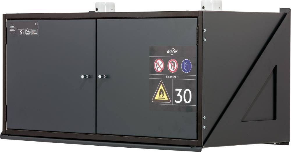 Hängeschrank Typ30 RAL 7016, ohne Schloss