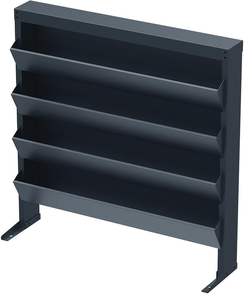 Vertikales Hochbeet 100 x 26 x 100 cm Stahl