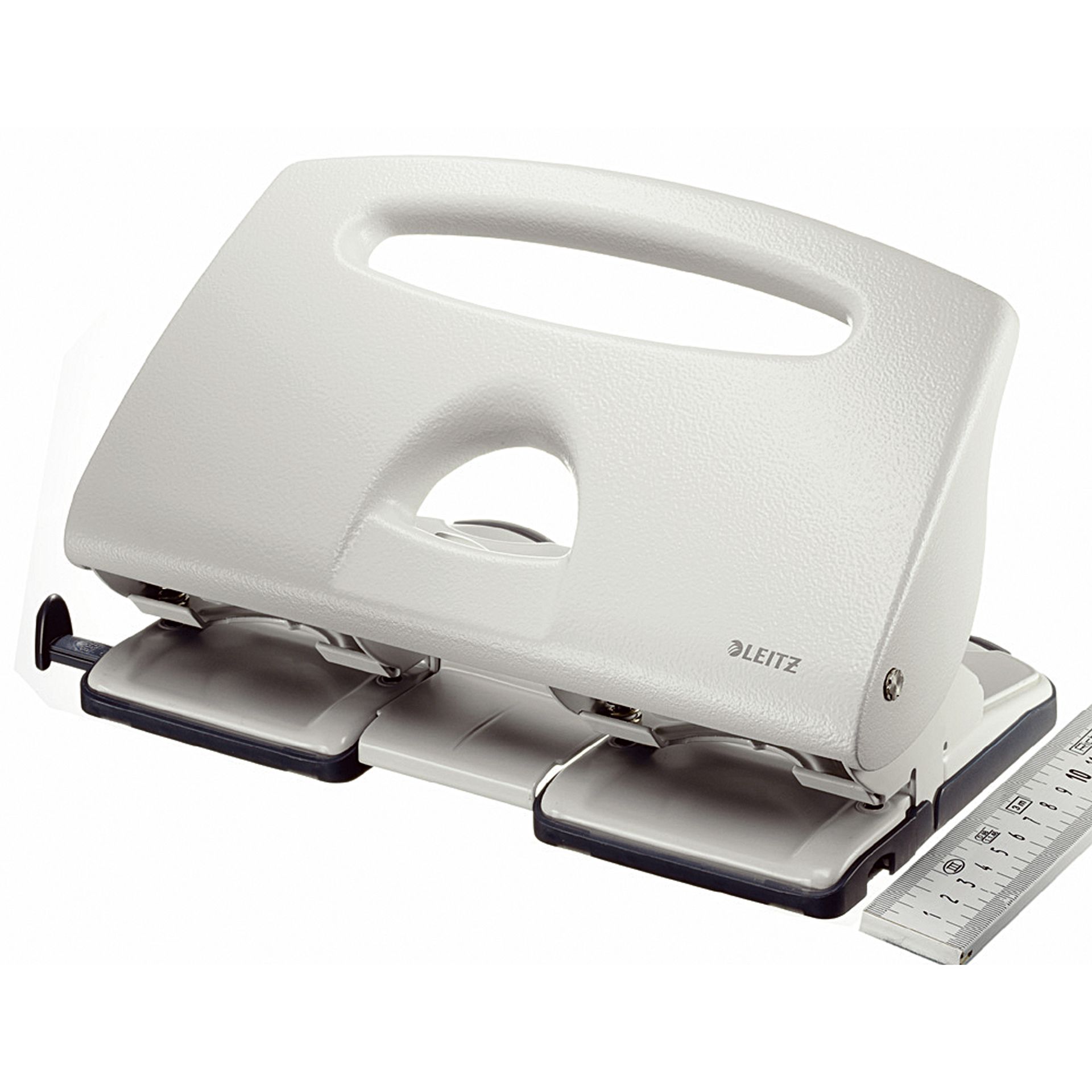 Doppellocher max. 40Bl. Metall grau