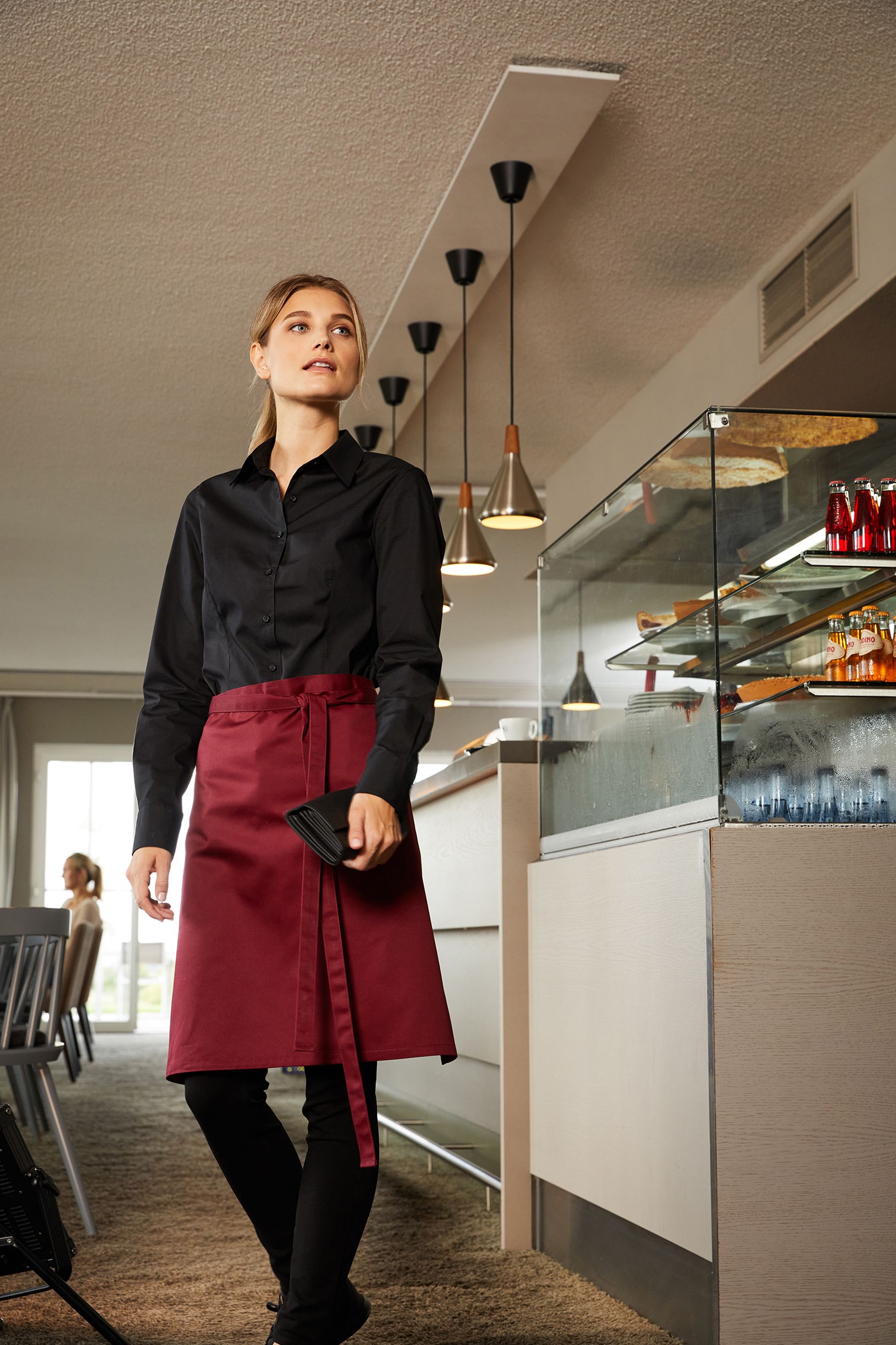 Kurze Bistroschürze