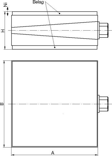 EFFBE Level Mount® Maschinenlagerung KE10