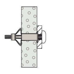Hohlraum-Metalldübel HM 5x37 S