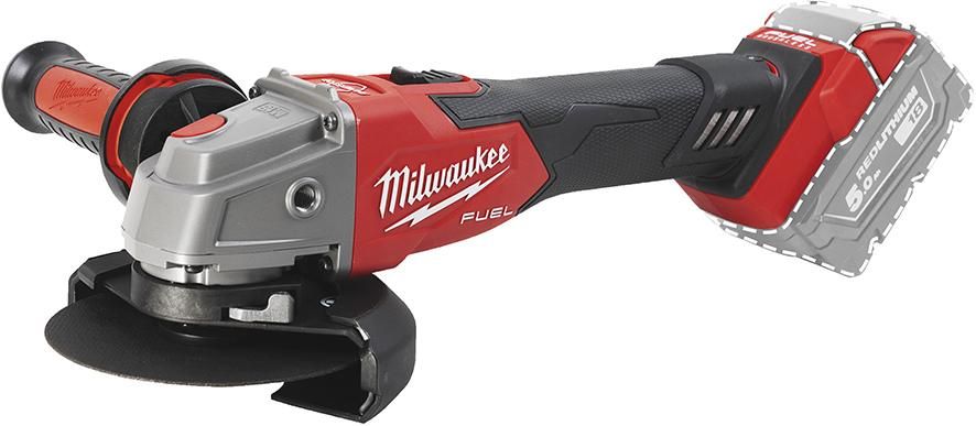 Akku-Winkelschleifer soloM18 FSAGV125XB-0X Milwau ohne Akku ohne Ladegerät HD-Box