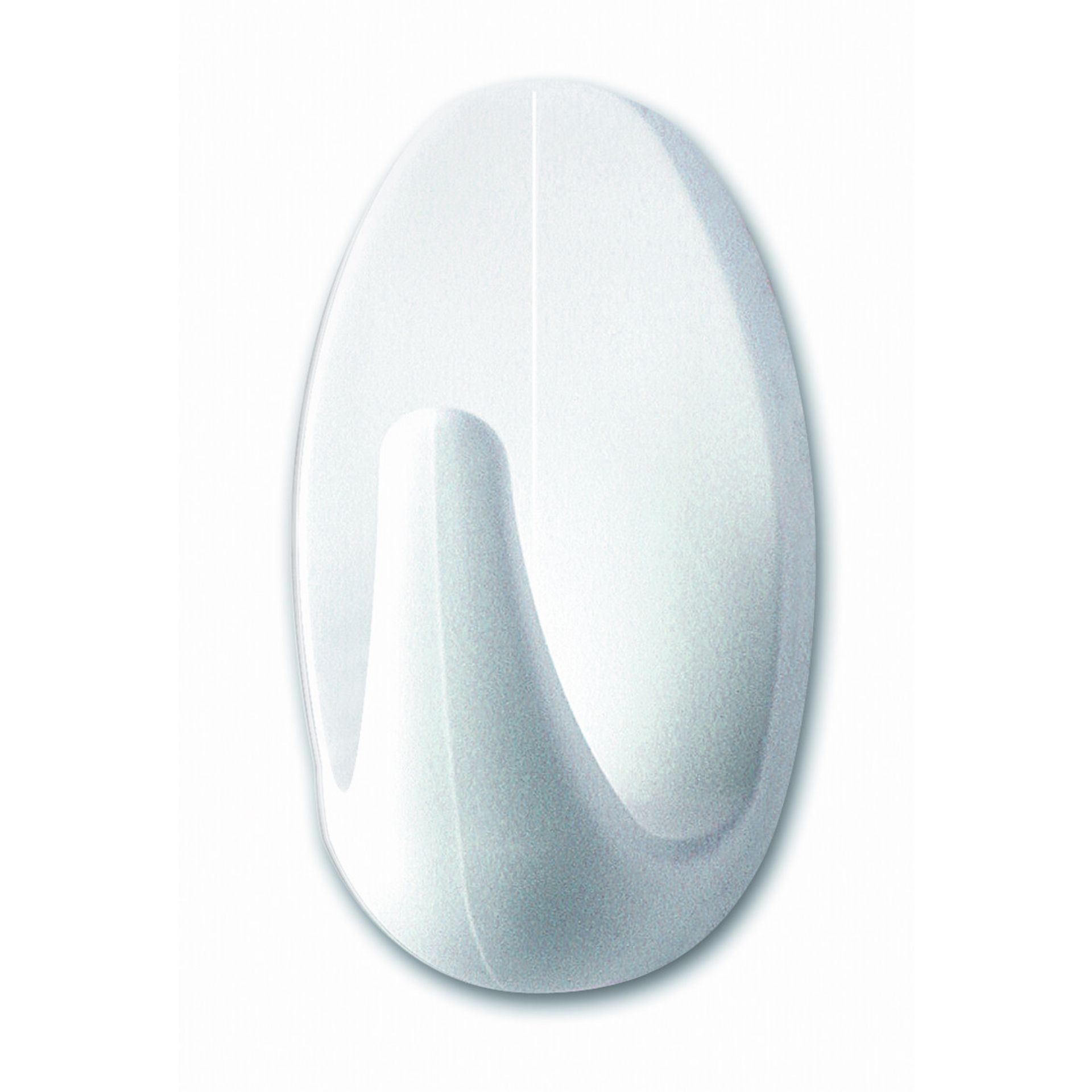 Powerstrips Haken small oval weiß 3 St./Pack