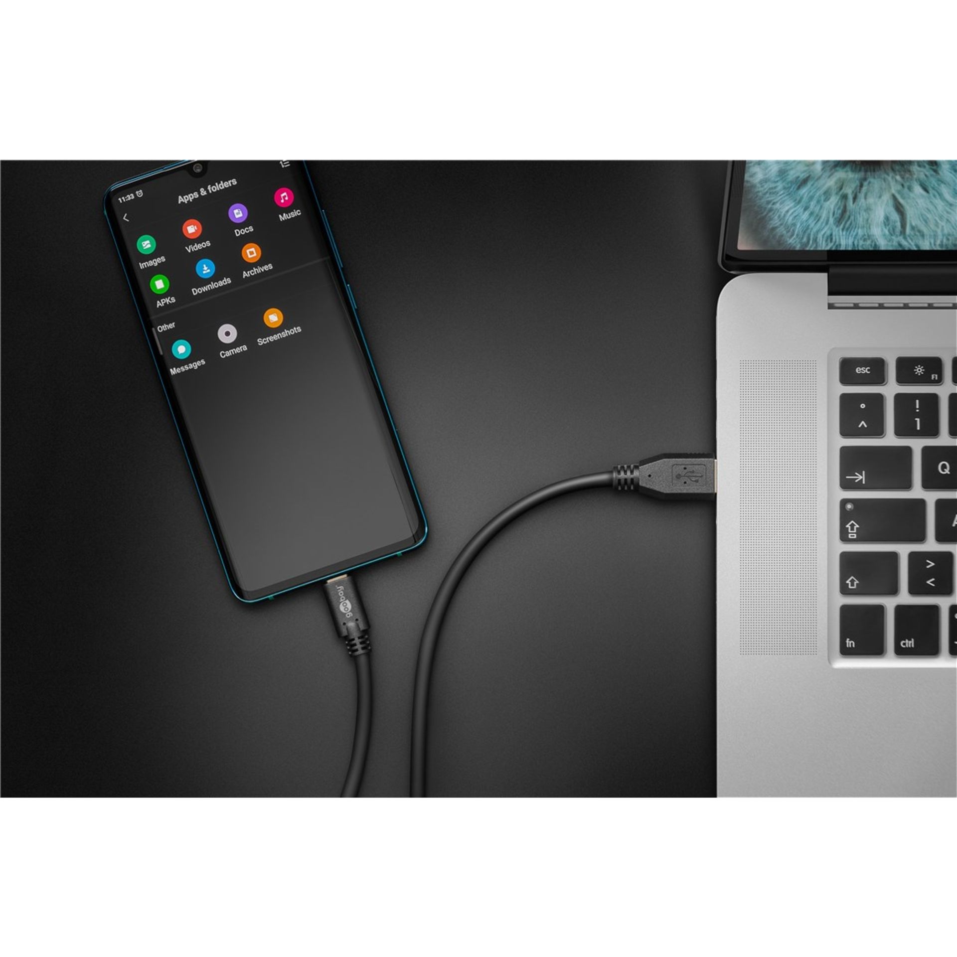 USB-Kabel 3.1 C/A 3.0 2m sw