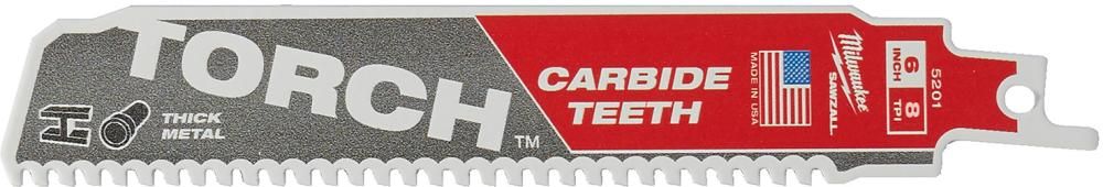 Säbelsägeblatt Metall THE TORCH HM 5er 150 x 3,2 mm (8 TPI)