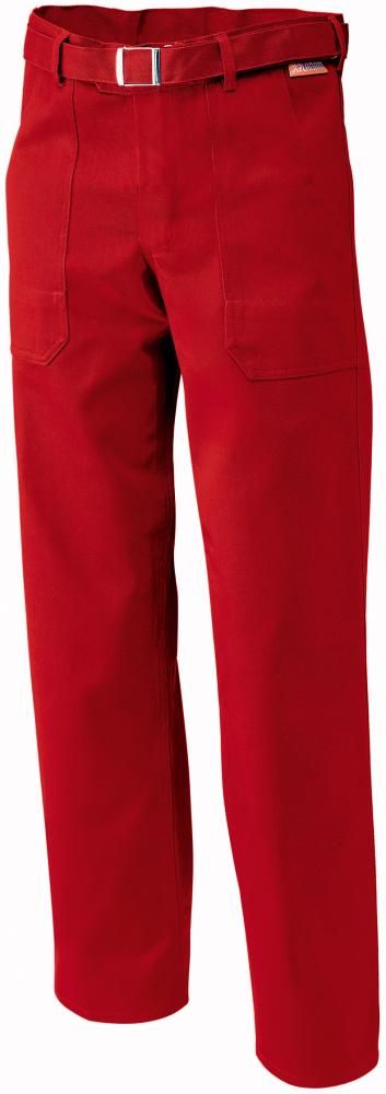 Bundhose, 100% BW, 290 g/qm,Gr.44,mittelrot