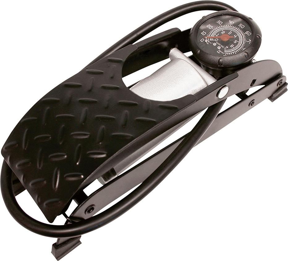 Fußluftpumpe Premium Einzylinder Schlauch 60cm