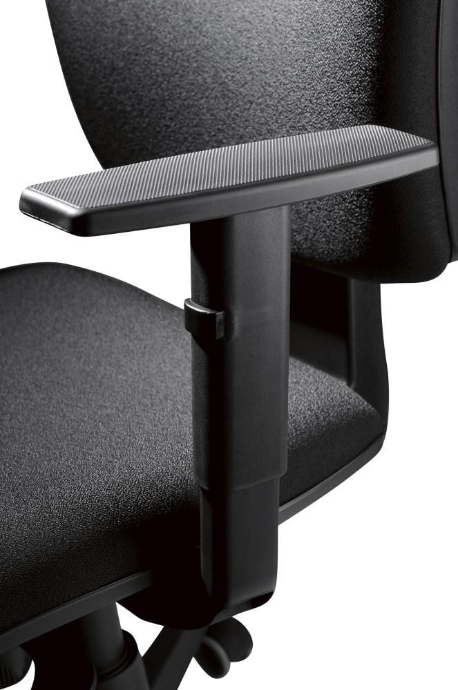 Drehstuhl Solid 1 VSDS1 Stoff 100% Polyester schwarz