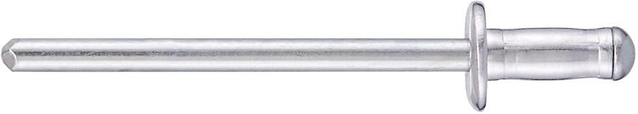 Blindniet PolyBulb Alu/Stahl Flachrundkopf 4,8x11mm GESIPA