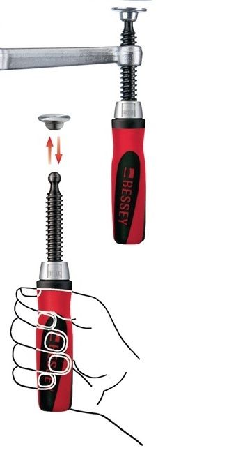 BESSEY Ganzstahlschraubzwinge