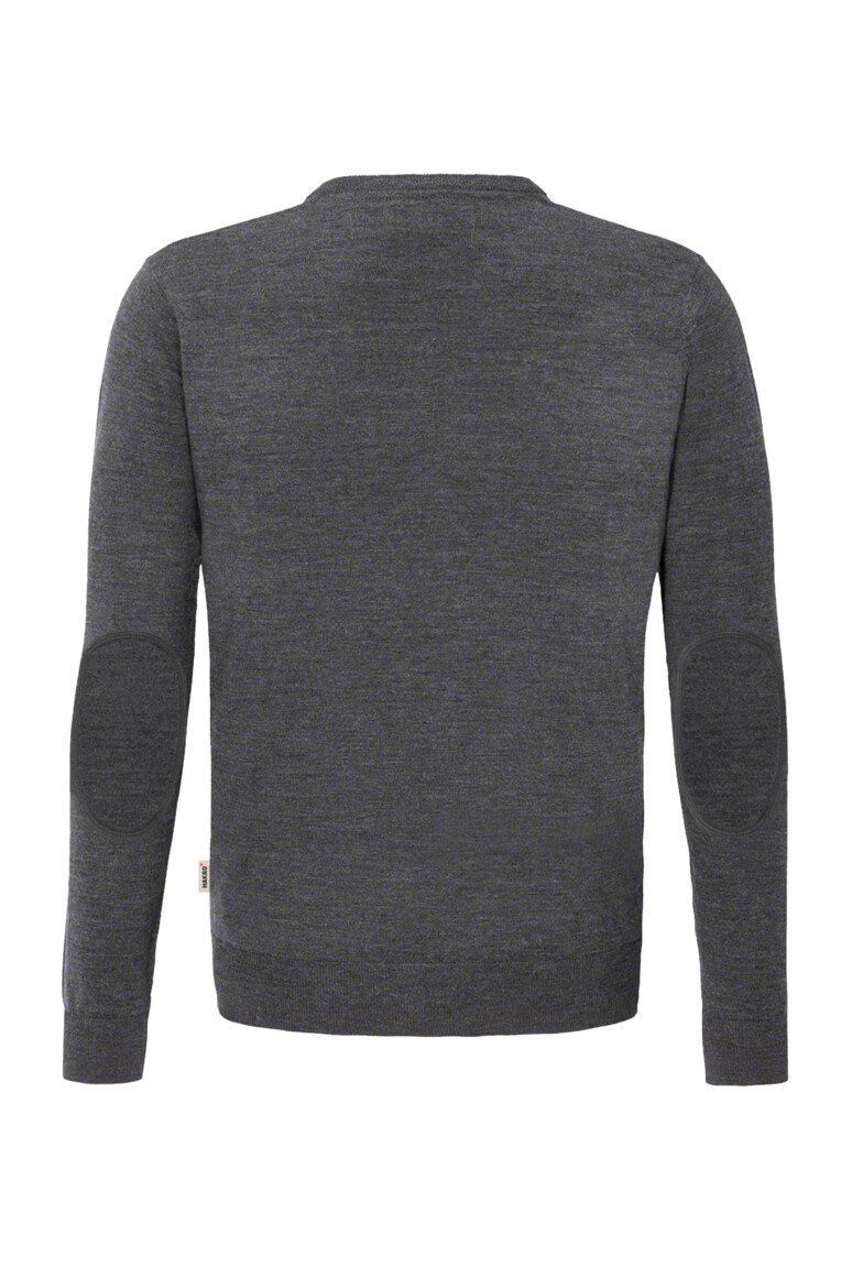 HAKRO V-Pullover Merino-Wolle