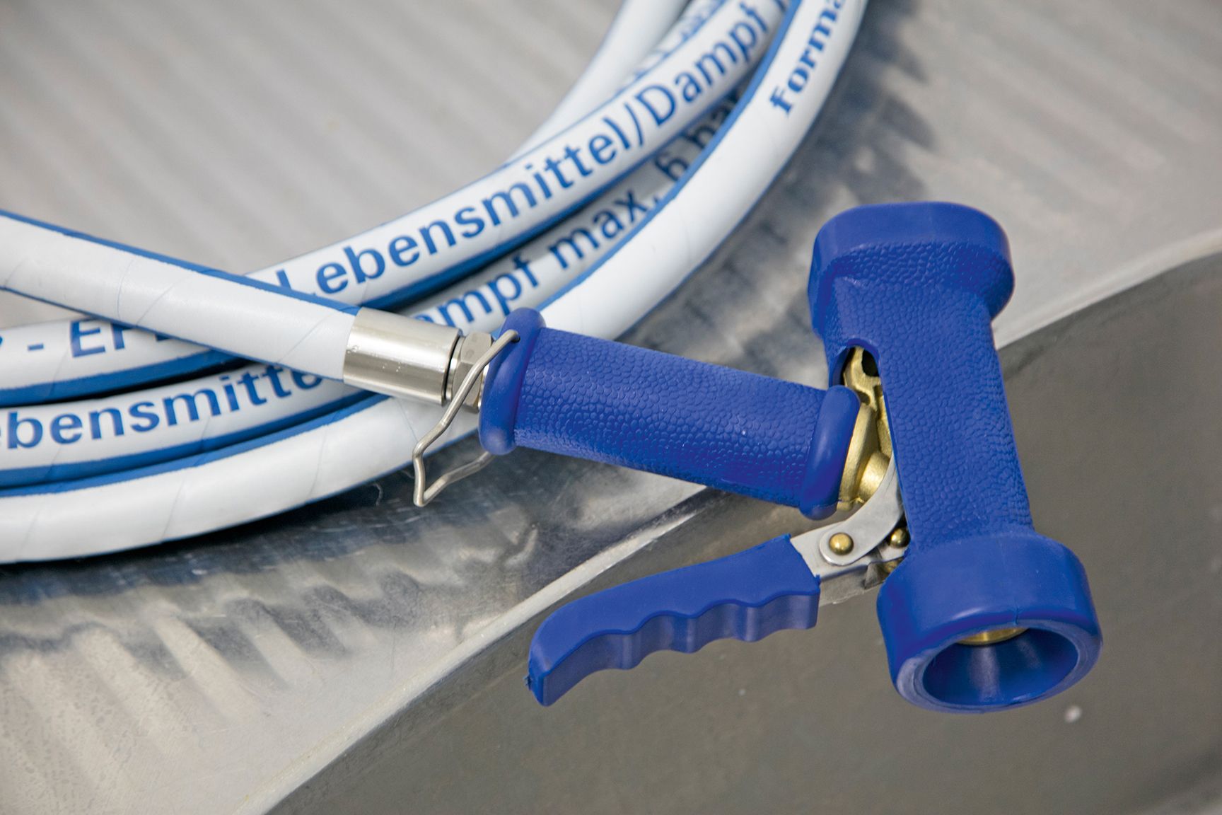 FORMAT EPDM Molkerei-Dampfschlauch blau