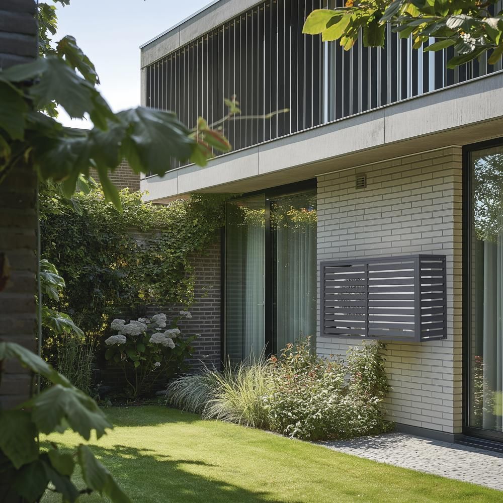 EMIL ATZ, Kartonverpackt 140 x 50 x 97 cm, Stahl & Montagematerial verz. Wärmepumpenverkleidung