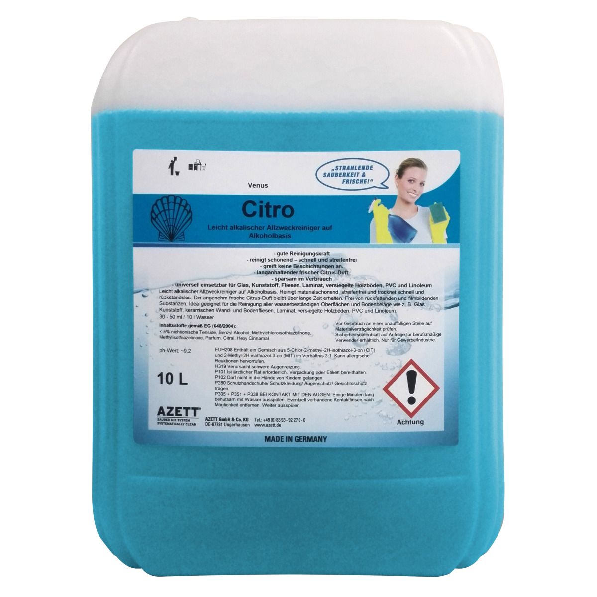 Reinigungsmittel neutral Cleancraft HDR-N 10l