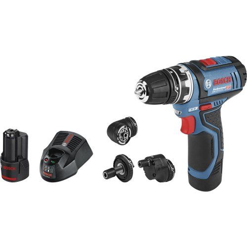 Akku-Bohrschrauber Set GSR 12V-15 FC Bosch 2x12,0 V 2,0 Ah Ladegerät GAL1230 L-Boxx