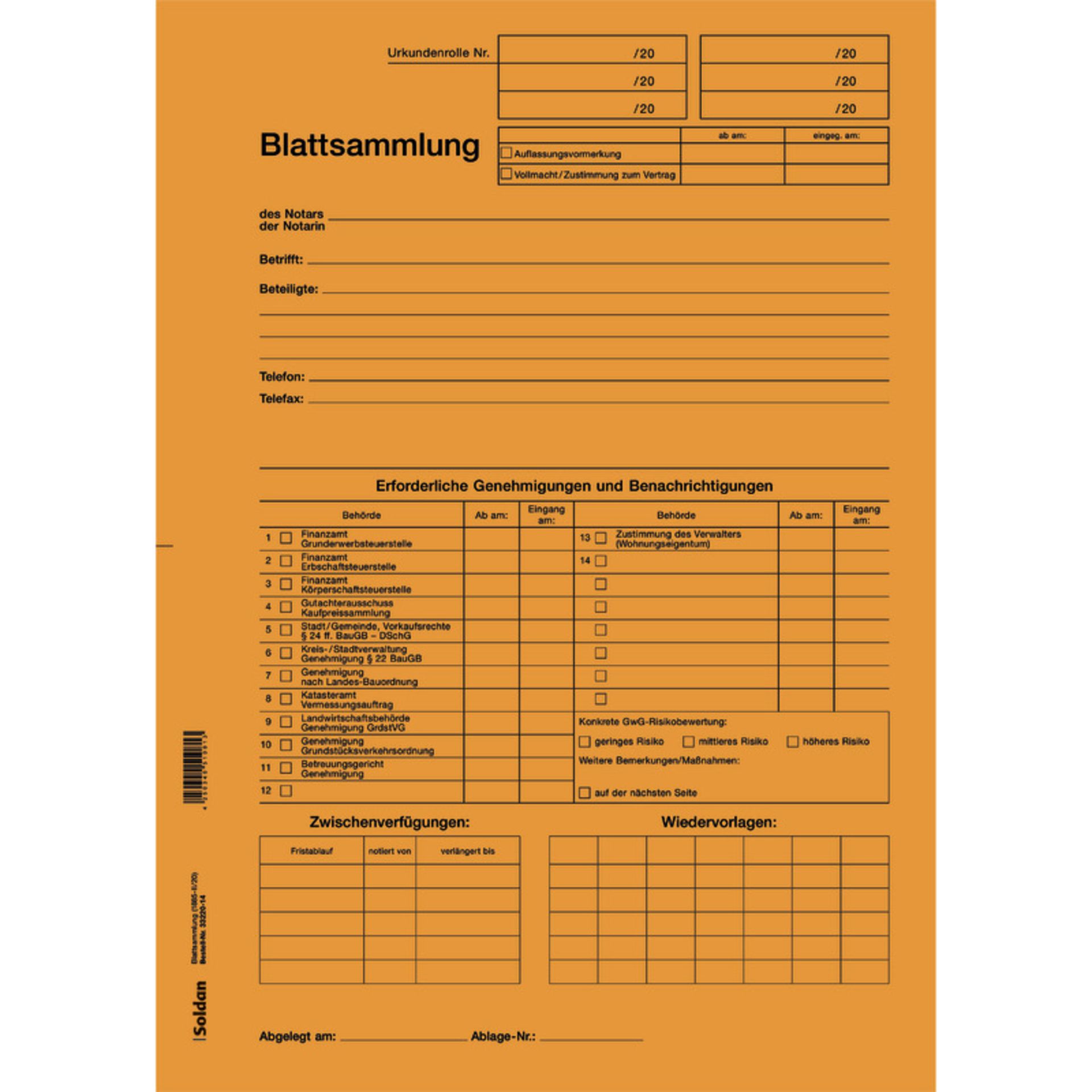 Blattsammlung  or 100St