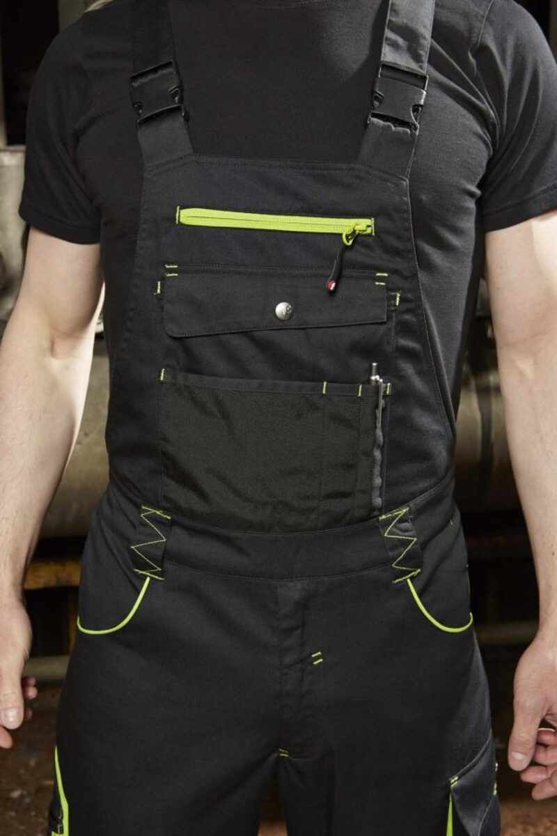 FORTIS H-Latzhose 24, d-grau/hellgrau,Gr.62