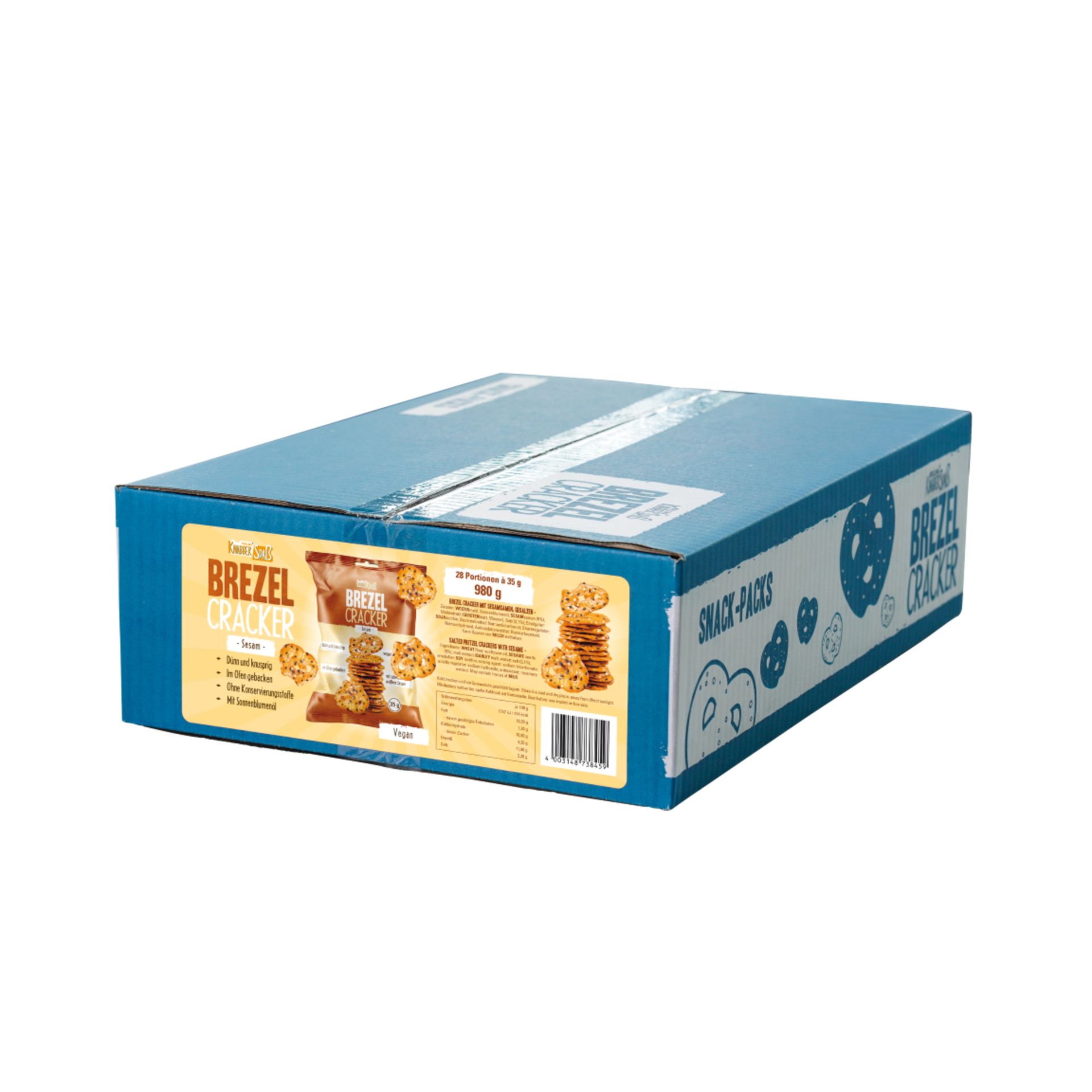 Brezel Cracker Sesam 35g 28St