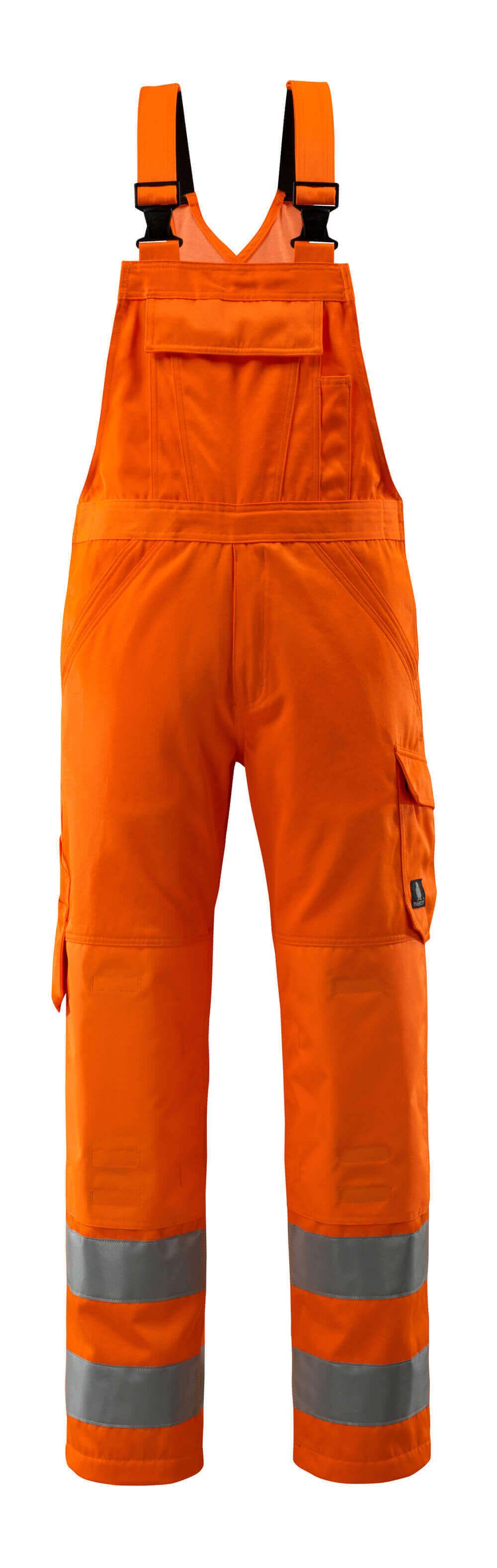 Latzhose mit Knietaschen MASCOT® Devonport Hi-vis Orange, 76C46