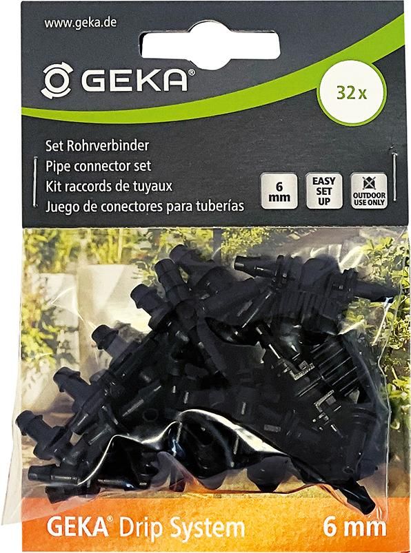 Rohrverbinder 6 mm, 32x GEKA Drip