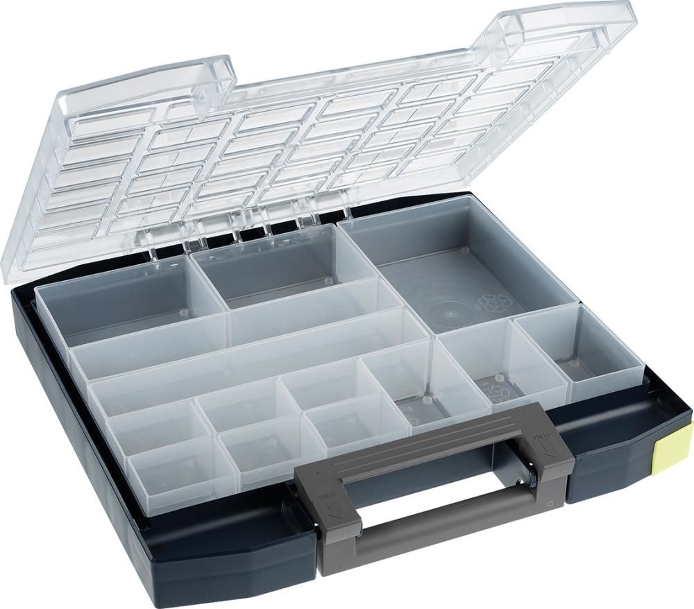 Sortimentskoffer Polycarbonat boxxser 55 5x5-15 blau raaco