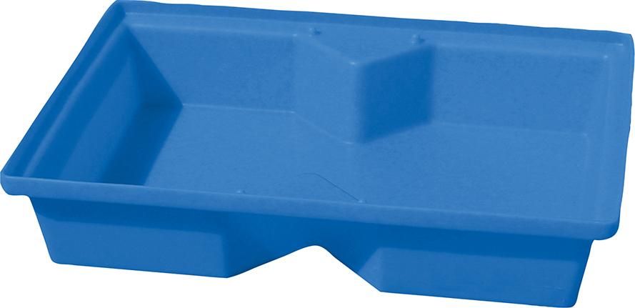 PE-Auffangwanne ohne Rost für Kleingebinde 100x60,5x20cm, 63 Liter