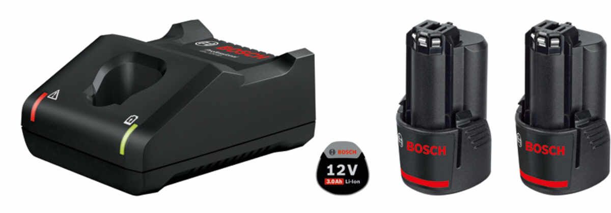 Starter-Set 2 x GBA 12V 3.0Ah + GAL 12V-40