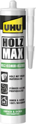UHU HOLZ MAX Kartusche Holz-Kombi-Kleber 380g