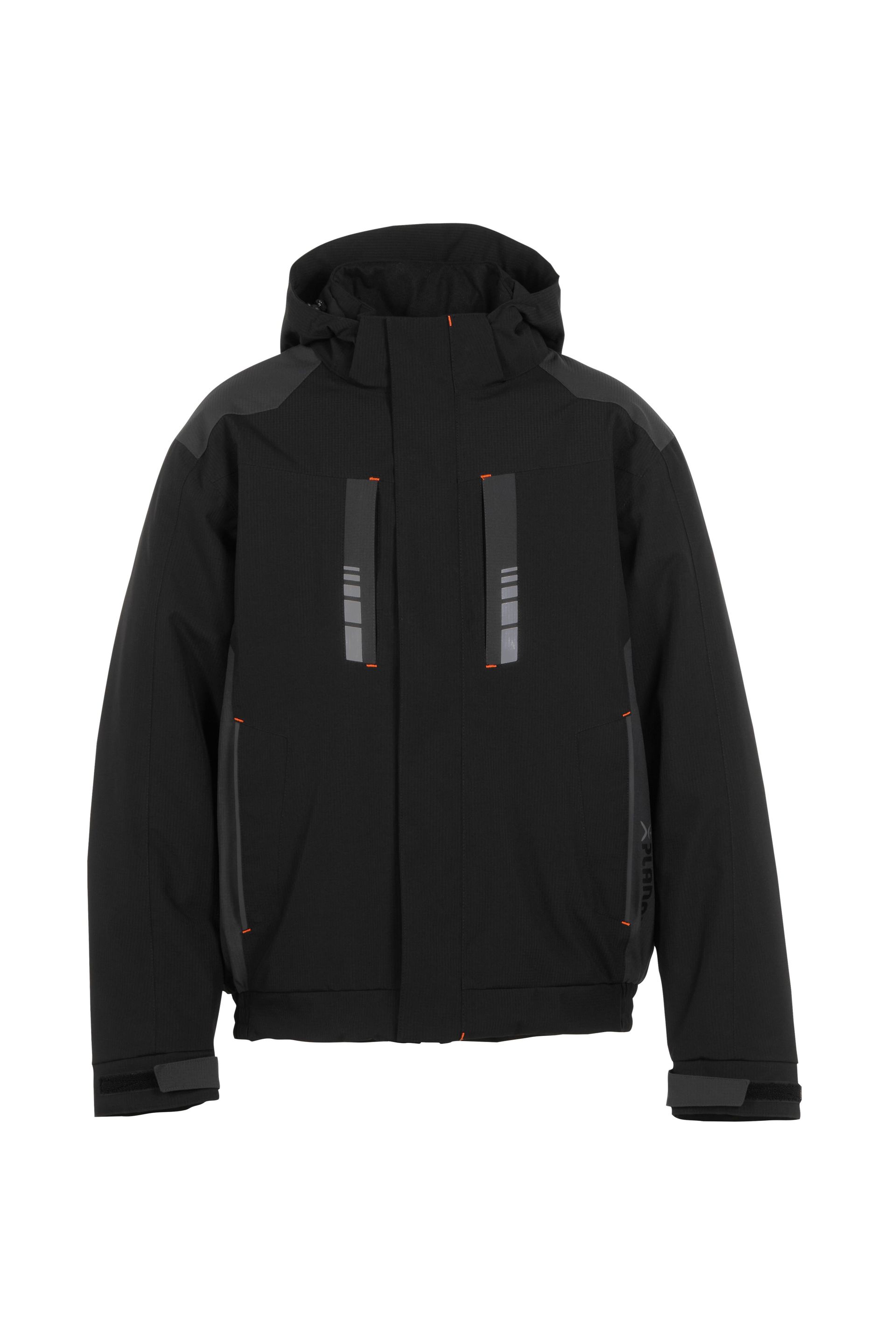 Planam Moto Winterjacke Outdoor schwarz/grau Gr. S