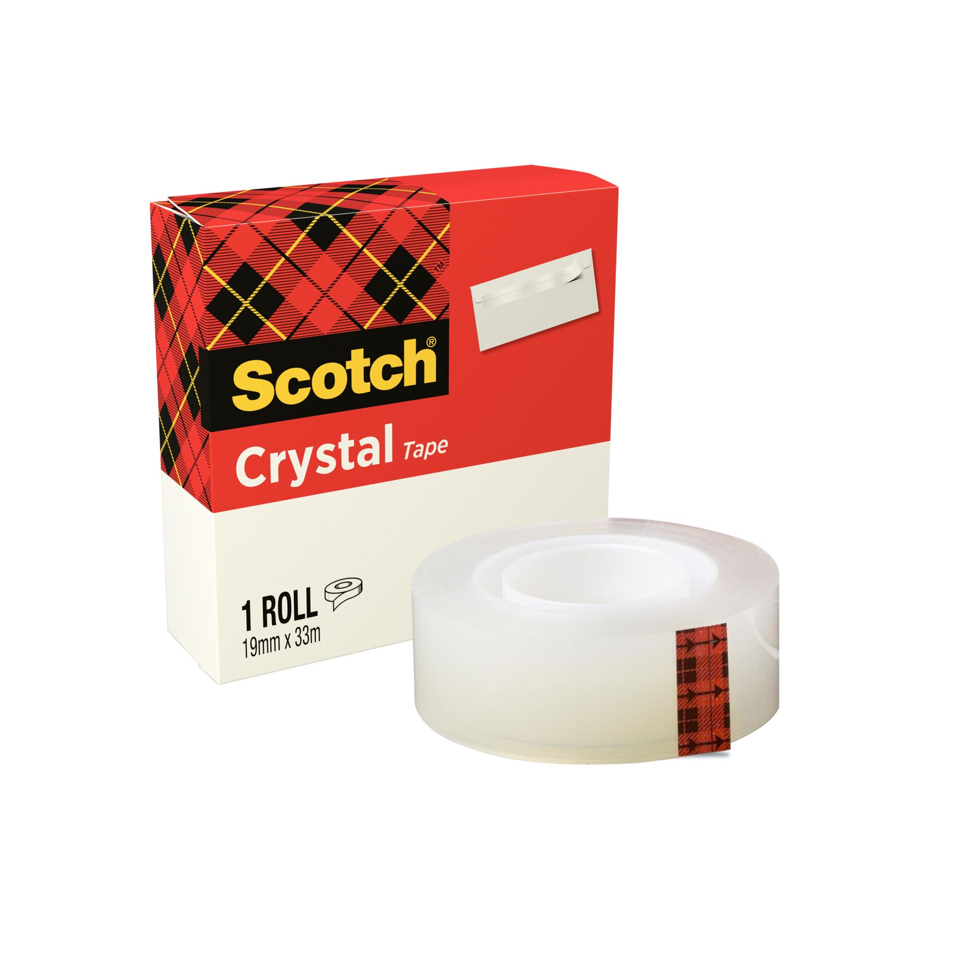 Klebefilm Crystal Clear 600 19mmx33m transparent