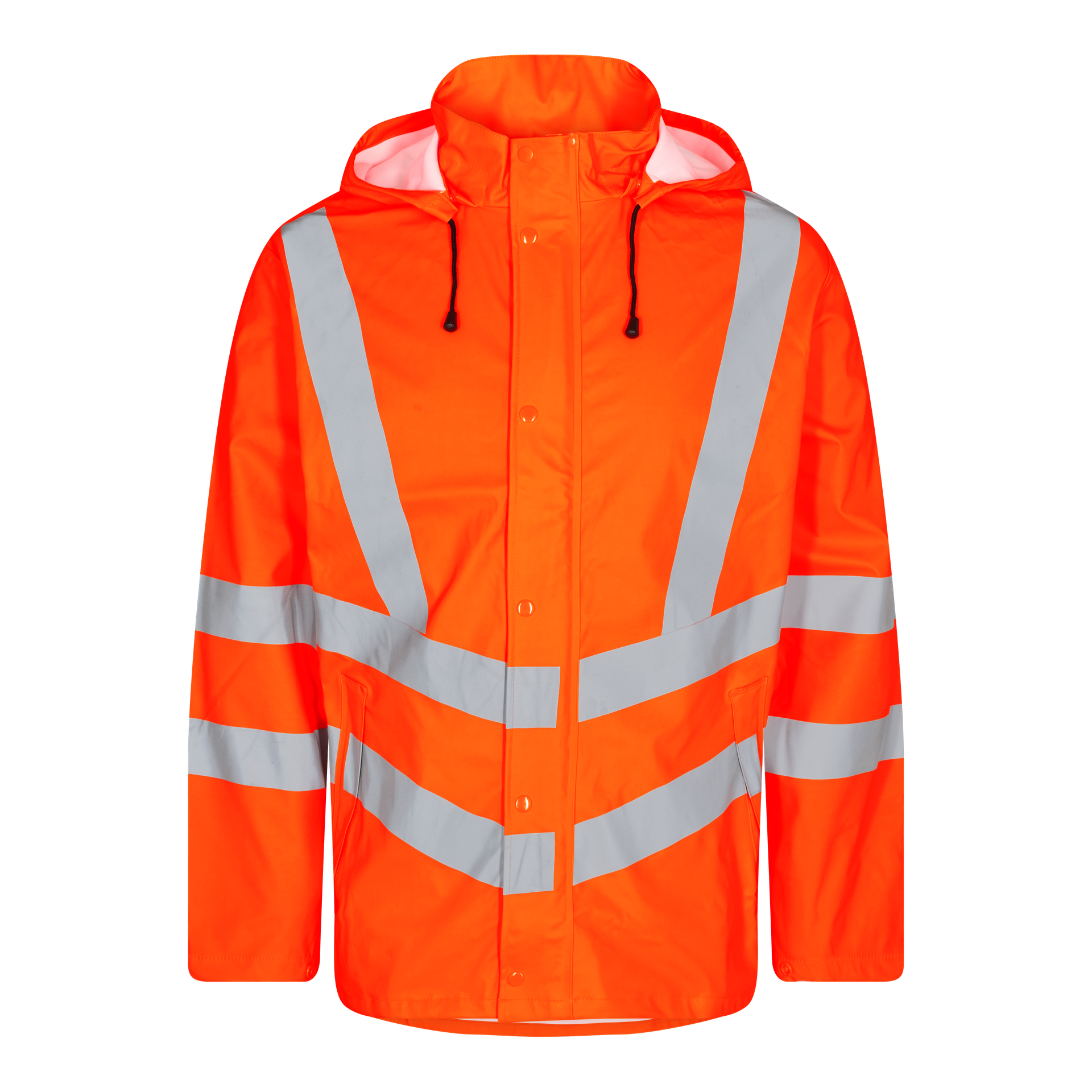 Safety Regenjacke Hi-vis Orange, Gr. L