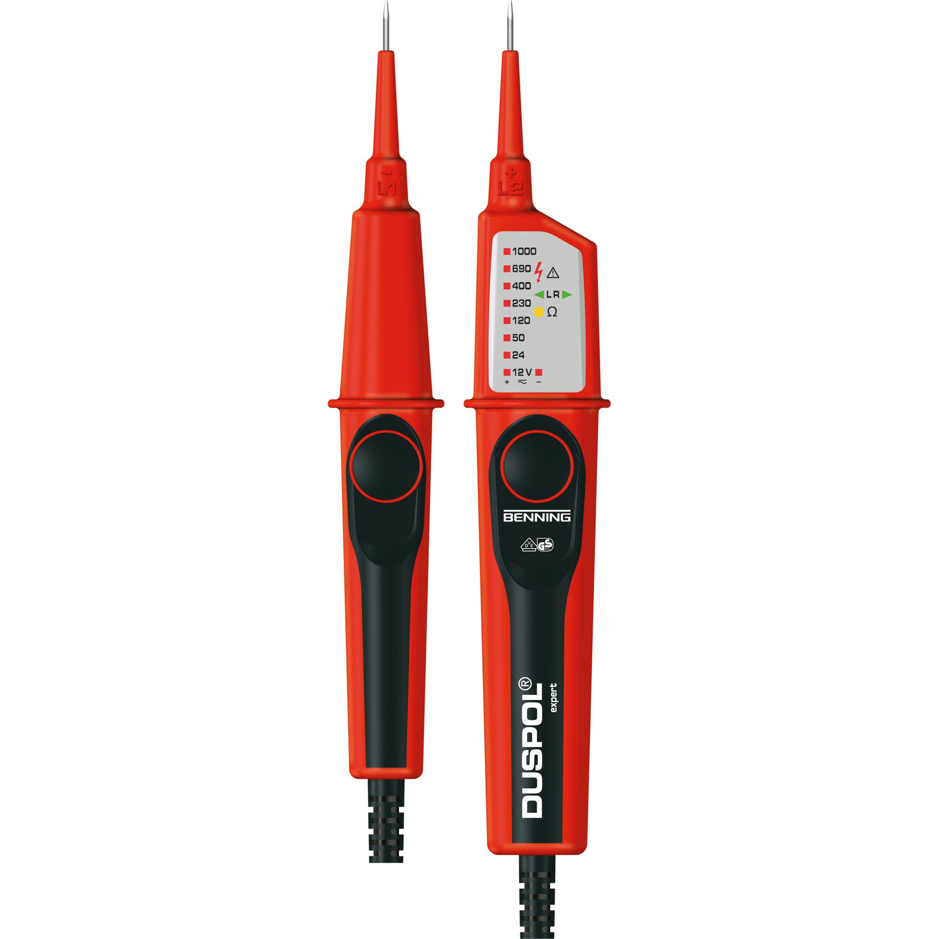 Spannungsprüfer DUSPOL expert 12-1000V AC/DC 2polig