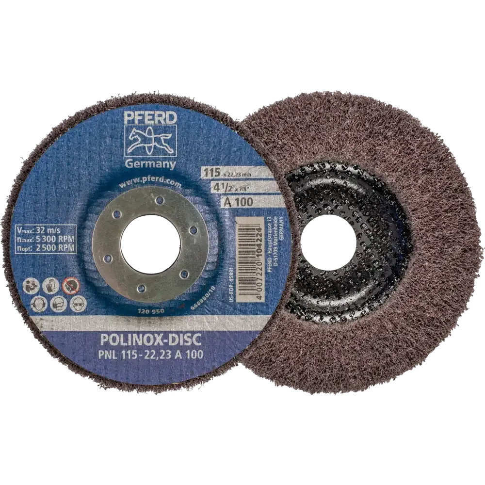 PFERD POLINOX Vlies-Schleifdisc PNL Ø 115mm