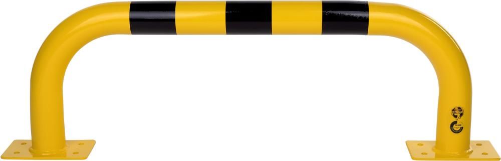 Rammschutzbügel B1000xH350xD76 mm gelb/schwarz Stahl beschichtet