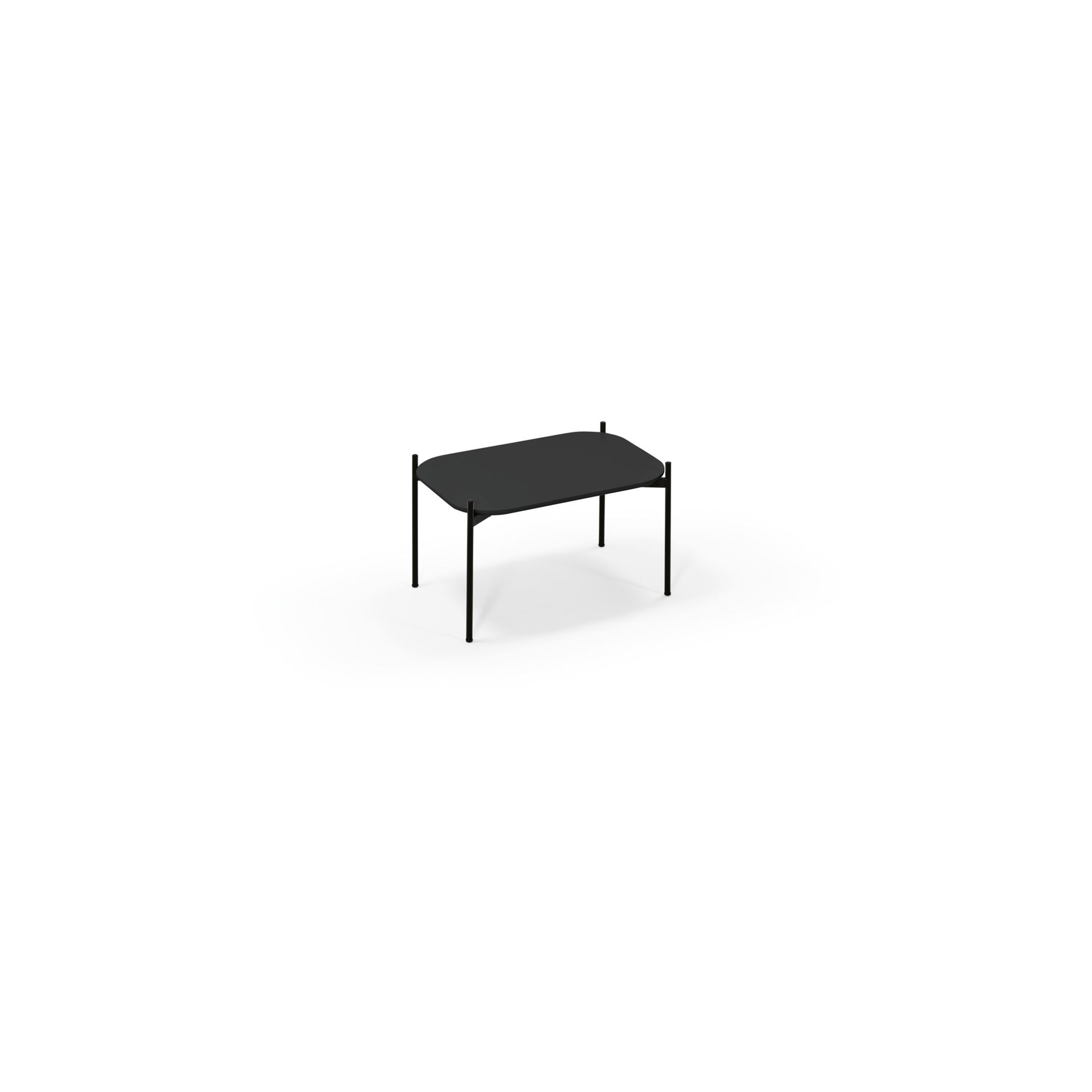 Beistelltisch Meet 50x75cm sw/sw