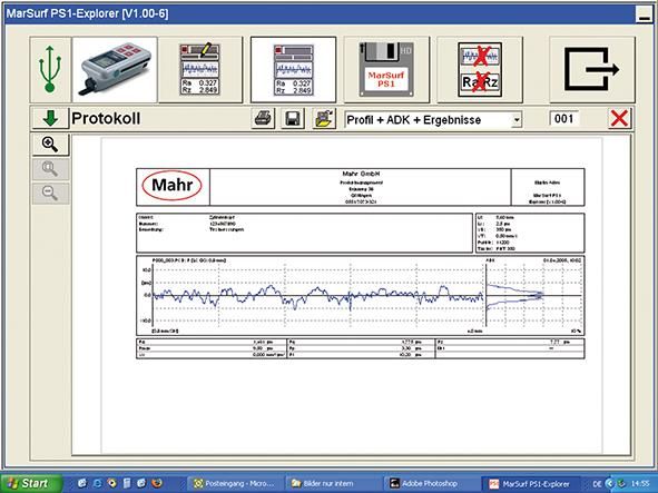 Software PS1/M 300 für MarSurf MAHR