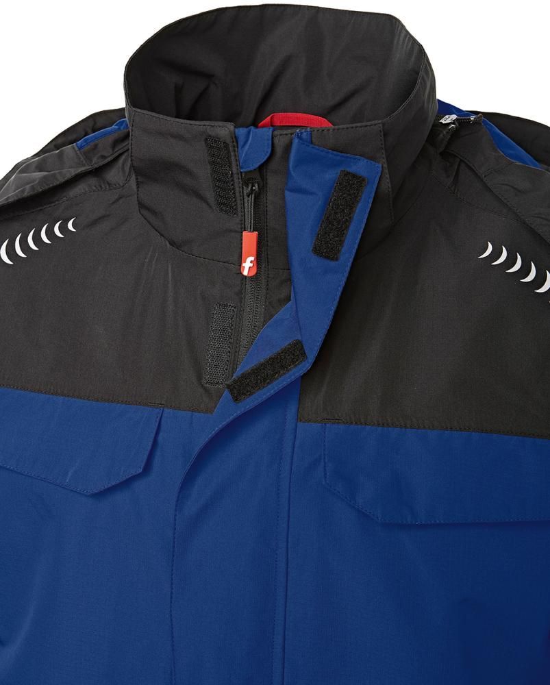 Regenjacke Plus kornblau/schwarz Gr. XL Fortis Elements