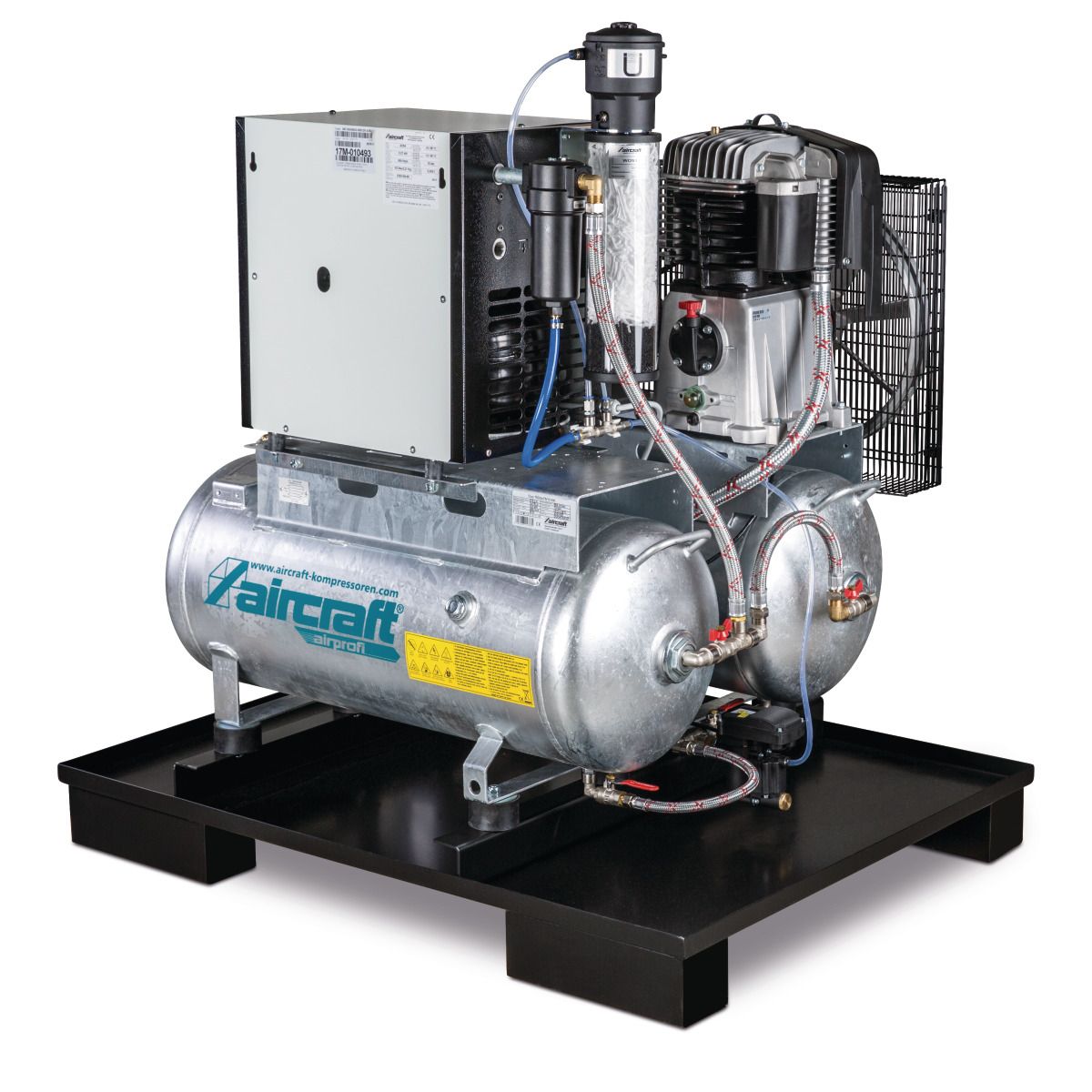 Stationärer Kolbenkompressor Aircraft AIRPROFI DUO 703/2x75/13 KK