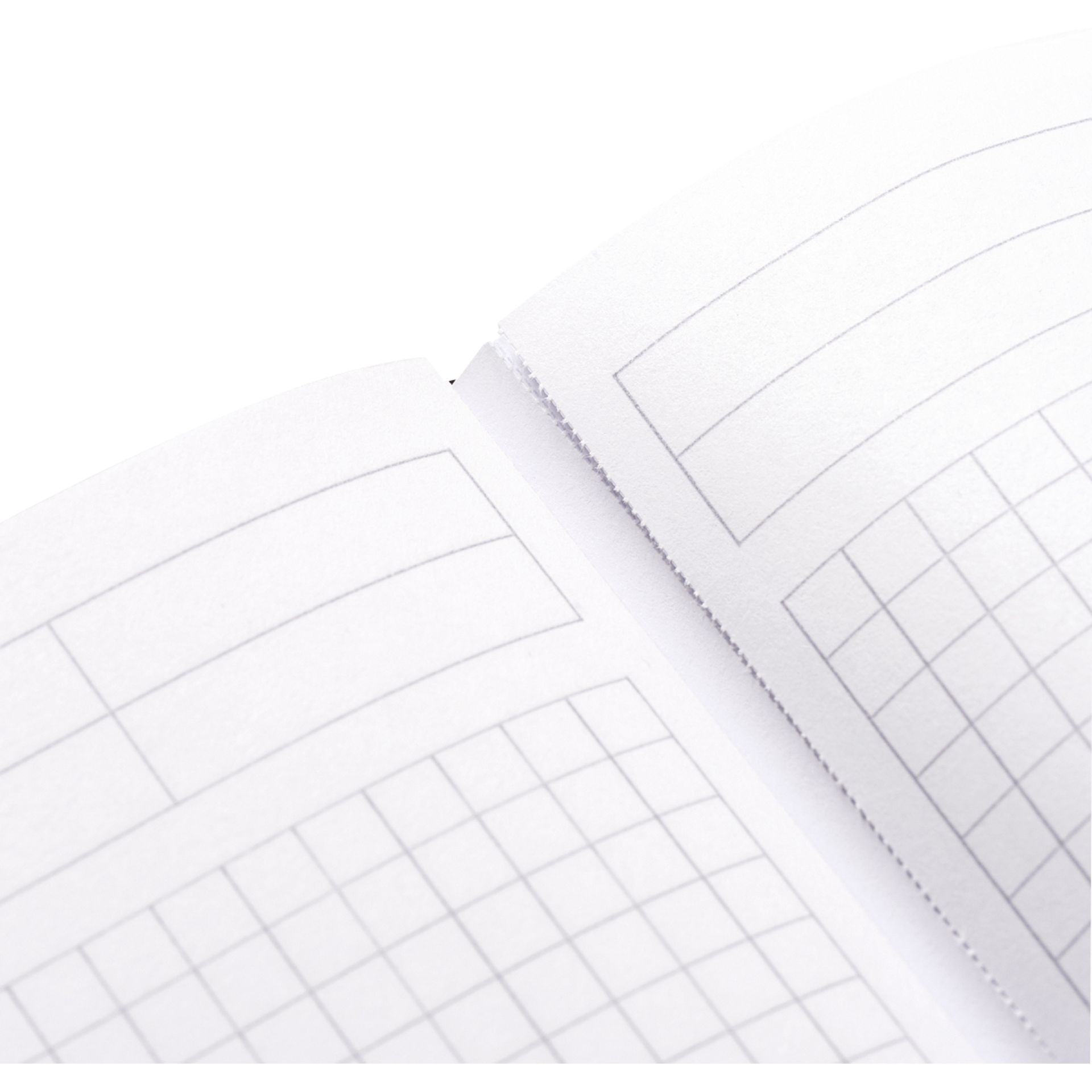 Notizbuch A4 96Bl kar sw