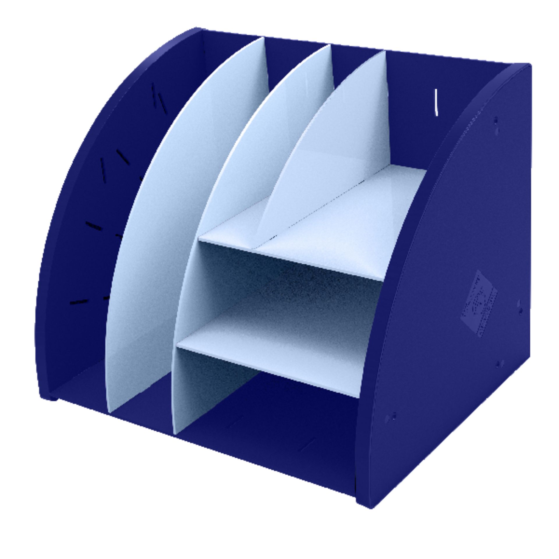 Tischorganizer Bee Blue farbig