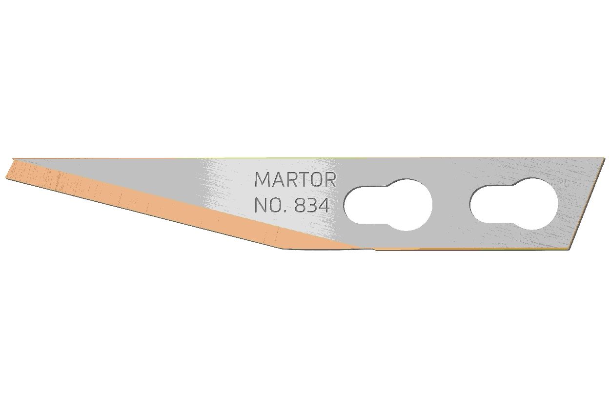 MARTOR Ersatzklinge GRAFIKKLINGE 834 Spezialschliff | 100 Stück